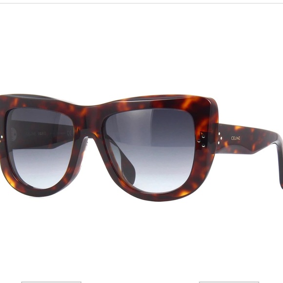 100% AUTHENTIC CELINE CL40157U HAVANA/BROWN GRADIENT...
